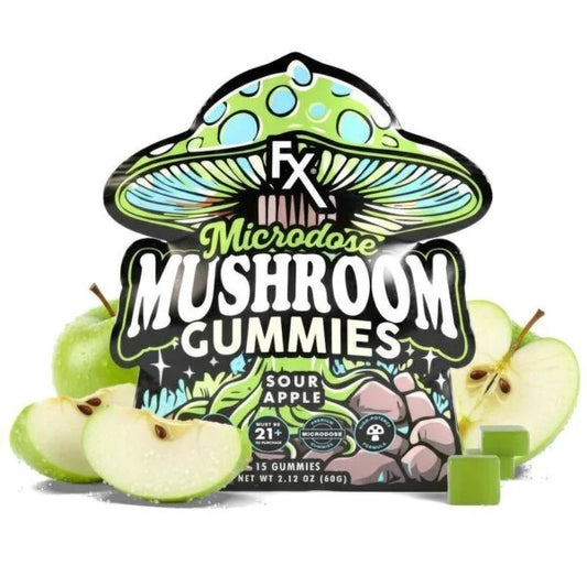 Microdose Mushroom Gummies - Sour Apple