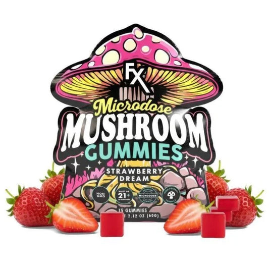 Microdose Mushroom Gummies - Strawberry Dream